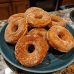 Air Fryer Donuts finished dish for recipe card
