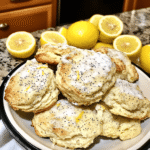 Lemon Poppyseed Scones finished dish for recipe card