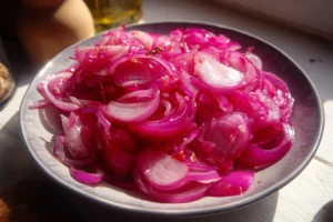 Mexican Red Pickled Onions — chef-tested restaurant-quality photo