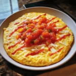 alsa Omelet Pie finished dish for recipe card
