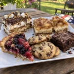 Easy Labor Day Desserts served on a platter for a summer party