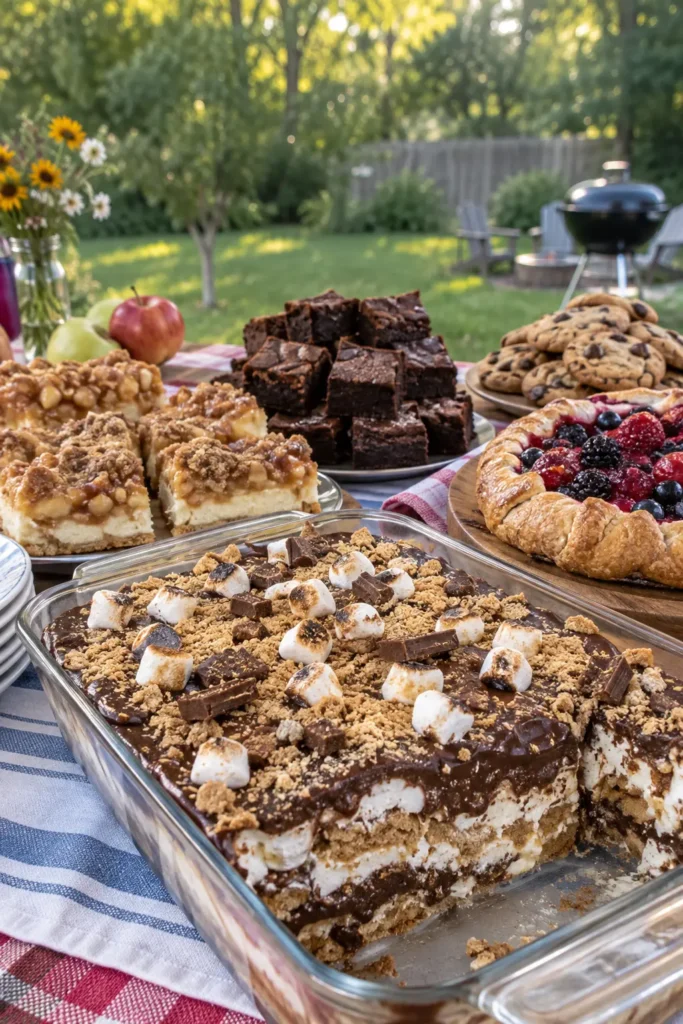 Easy Labor Day Desserts for a backyard cookout dessert table